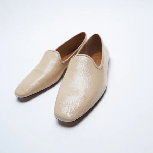 Zara Patent finish flats loafers - Picture 2 of 8